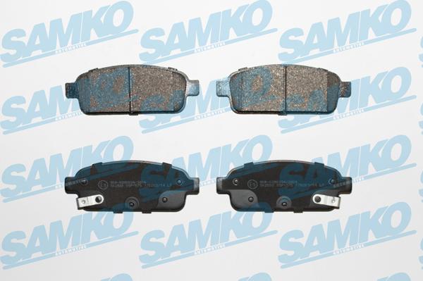 Samko 5SP1575 - Brake Pad Set, disc brake autospares.lv