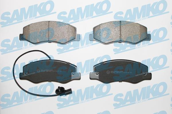 Samko 5SP1570 - Brake Pad Set, disc brake autospares.lv