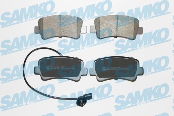 Samko 5SP1578 - Brake Pad Set, disc brake autospares.lv