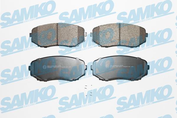 Samko 5SP1573 - Brake Pad Set, disc brake autospares.lv