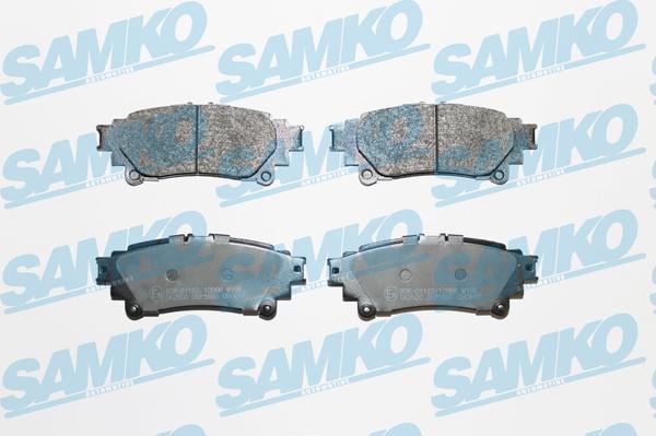 Samko 5SP1693 - Brake Pad Set, disc brake autospares.lv