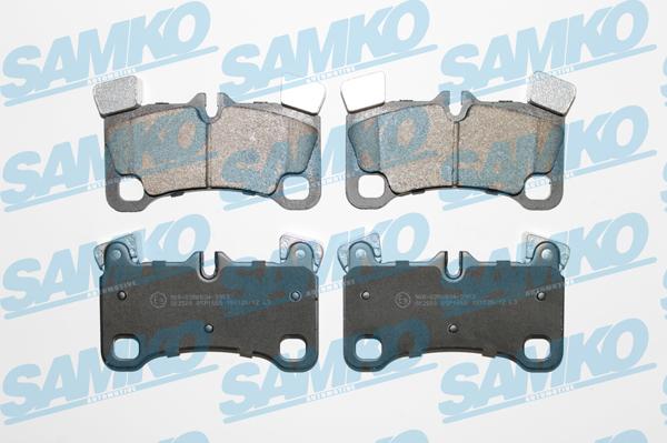 Samko 5SP1655 - Brake Pad Set, disc brake autospares.lv