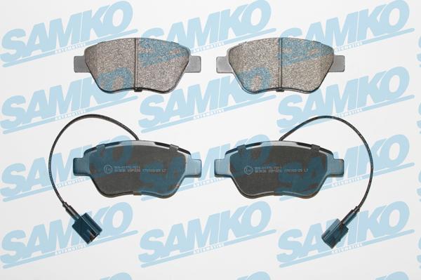 Samko 5SP1656 - Brake Pad Set, disc brake autospares.lv
