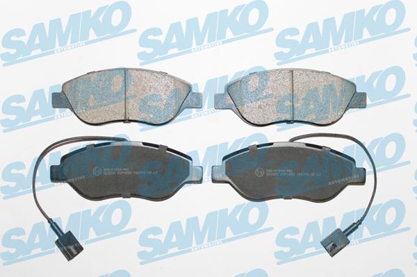 Samko 5SP1658 - Brake Pad Set, disc brake autospares.lv