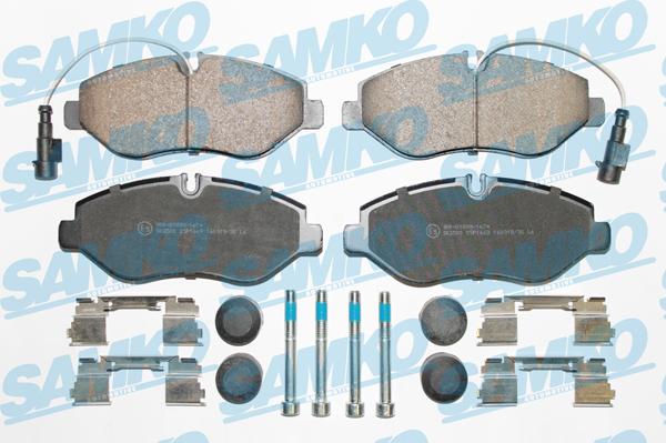 Samko 5SP1669 - Brake Pad Set, disc brake autospares.lv