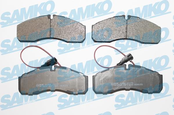 Samko 5SP1664 - Brake Pad Set, disc brake autospares.lv