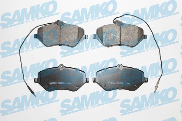 Samko 5SP1666 - Brake Pad Set, disc brake autospares.lv