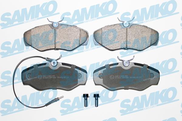 Samko 5SP1660 - Brake Pad Set, disc brake autospares.lv