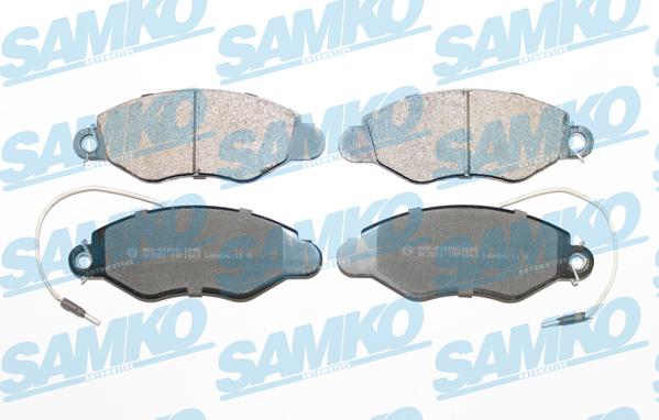 Samko 5SP1663 - Brake Pad Set, disc brake autospares.lv