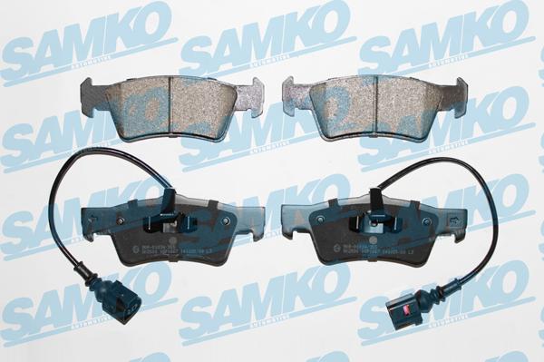 Samko 5SP1667 - Brake Pad Set, disc brake autospares.lv