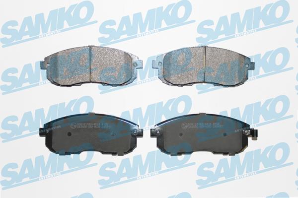 Samko 5SP1605 - Brake Pad Set, disc brake autospares.lv