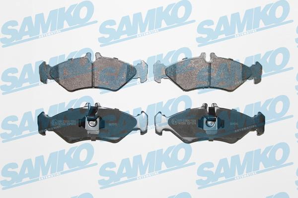 Samko 5SP1614 - Brake Pad Set, disc brake autospares.lv