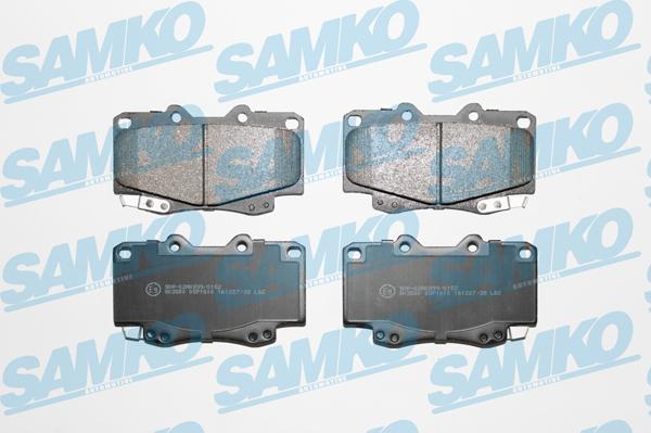 Samko 5SP1610 - Brake Pad Set, disc brake autospares.lv