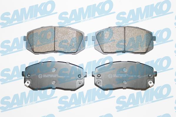 Samko 5SP1689 - Brake Pad Set, disc brake autospares.lv