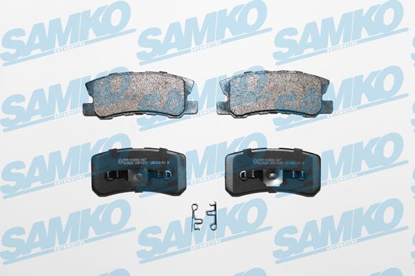 Samko 5SP1639 - Brake Pad Set, disc brake autospares.lv