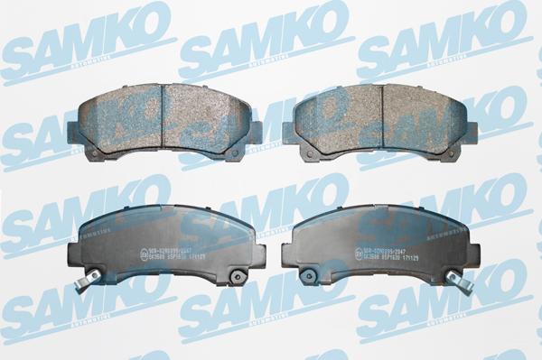 Samko 5SP1630 - Brake Pad Set, disc brake autospares.lv