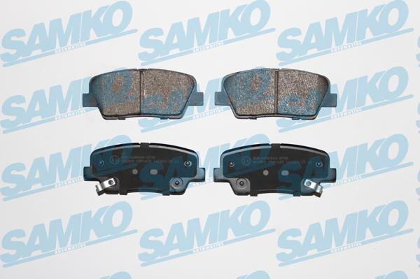 Samko 5SP1625 - Brake Pad Set, disc brake autospares.lv