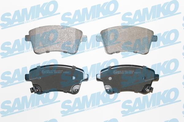 Samko 5SP1623 - Brake Pad Set, disc brake autospares.lv