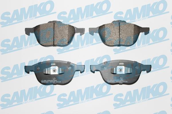 Samko 5SP1627 - Brake Pad Set, disc brake autospares.lv