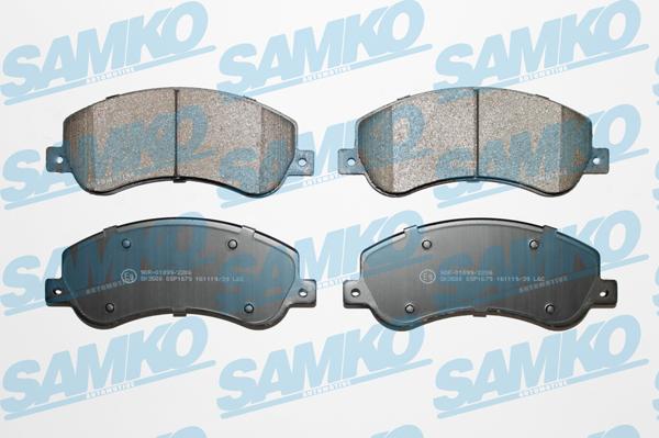 Samko 5SP1679 - Brake Pad Set, disc brake autospares.lv