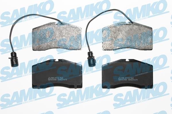 Samko 5SP1675 - Brake Pad Set, disc brake autospares.lv