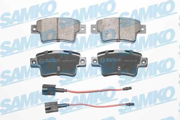 Samko 5SP1677 - Brake Pad Set, disc brake autospares.lv