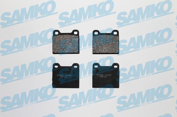 Samko 5SP109 - Brake Pad Set, disc brake autospares.lv