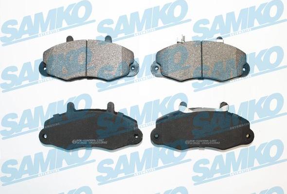 Samko 5SP1059 - Brake Pad Set, disc brake autospares.lv