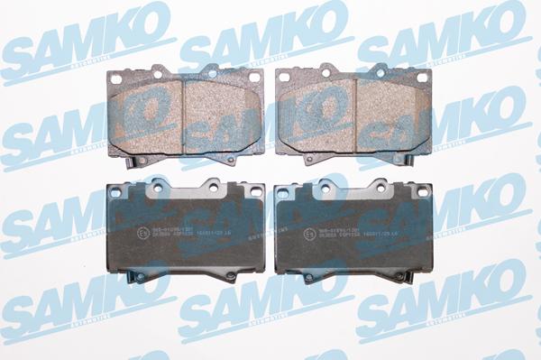 Samko 5SP1050 - Brake Pad Set, disc brake autospares.lv