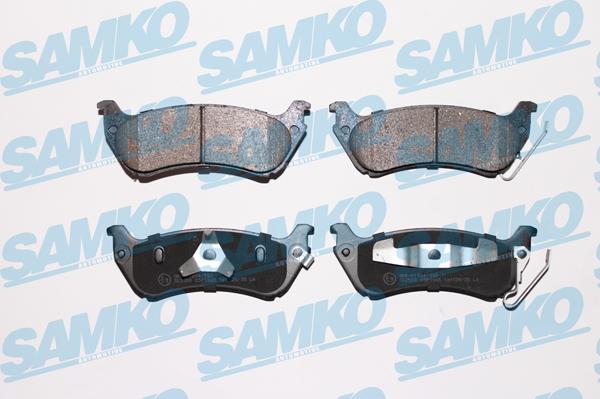 Samko 5SP1065 - Brake Pad Set, disc brake autospares.lv