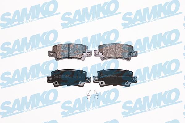 Samko 5SP1068 - Brake Pad Set, disc brake autospares.lv