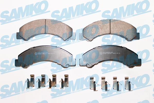 Samko 5SP1063 - Brake Pad Set, disc brake autospares.lv