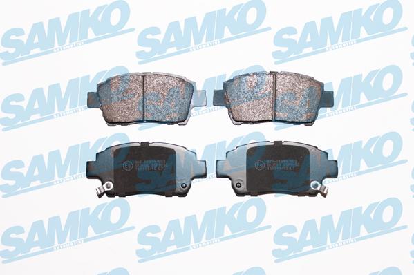 Samko 5SP1062 - Brake Pad Set, disc brake autospares.lv