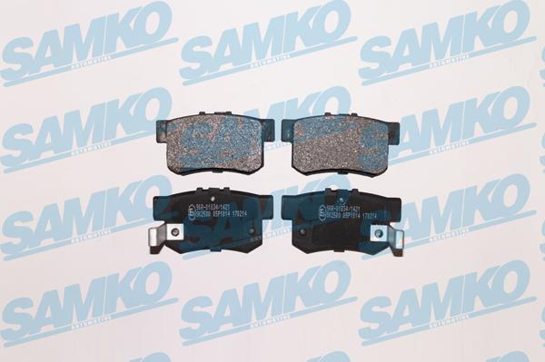 Samko 5SP1014 - Brake Pad Set, disc brake autospares.lv