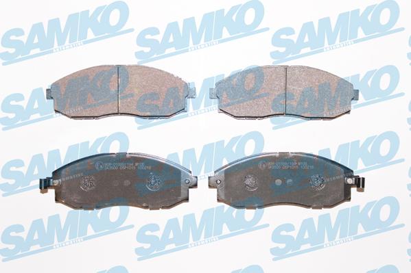 Samko 5SP1015 - Brake Pad Set, disc brake autospares.lv