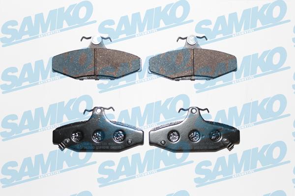 Samko 5SP1018 - Brake Pad Set, disc brake autospares.lv