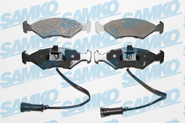 Samko 5SP1087 - Brake Pad Set, disc brake autospares.lv