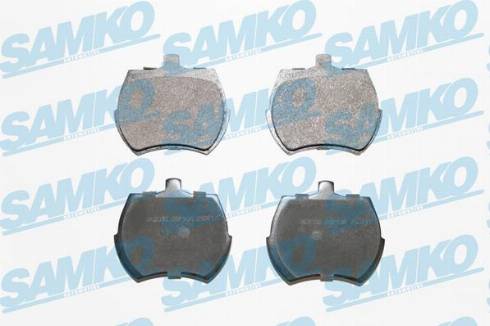 Samko 5SP108 - Brake Pad Set, disc brake autospares.lv