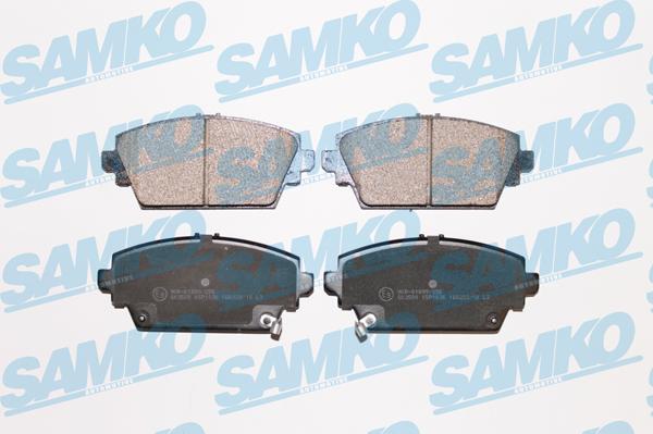 Samko 5SP1036 - Brake Pad Set, disc brake autospares.lv