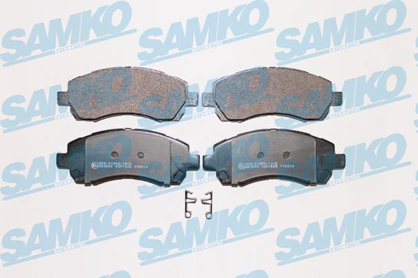 Samko 5SP1025 - Brake Pad Set, disc brake autospares.lv