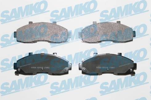 Samko 5SP1020 - Brake Pad Set, disc brake autospares.lv