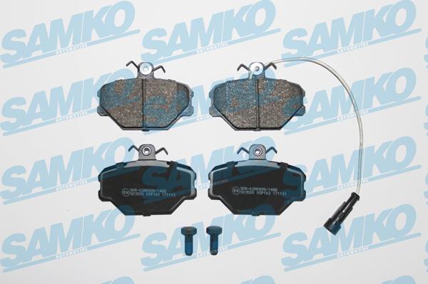 Samko 5SP102 - Brake Pad Set, disc brake autospares.lv