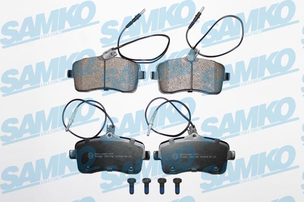 Samko 5SP1196 - Brake Pad Set, disc brake autospares.lv