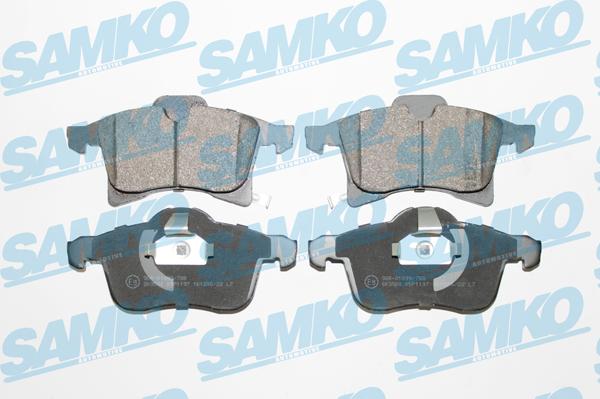 Samko 5SP1197 - Brake Pad Set, disc brake autospares.lv