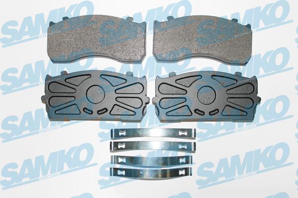 Samko 5SP1169 - Brake Pad Set, disc brake autospares.lv