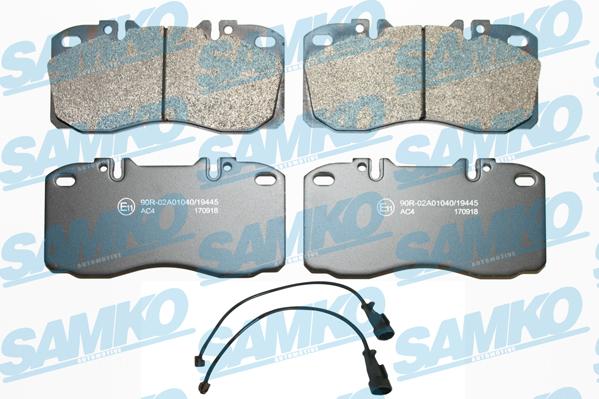 Samko 5SP1164A - Brake Pad Set, disc brake autospares.lv