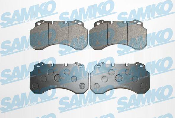 Samko 5SP1165 - Brake Pad Set, disc brake autospares.lv