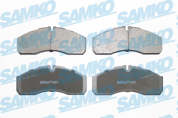 Samko 5SP1109 - Brake Pad Set, disc brake autospares.lv