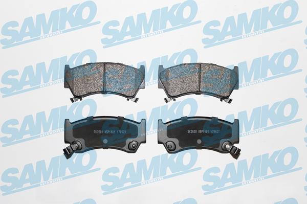 Samko 5SP1101 - Brake Pad Set, disc brake autospares.lv