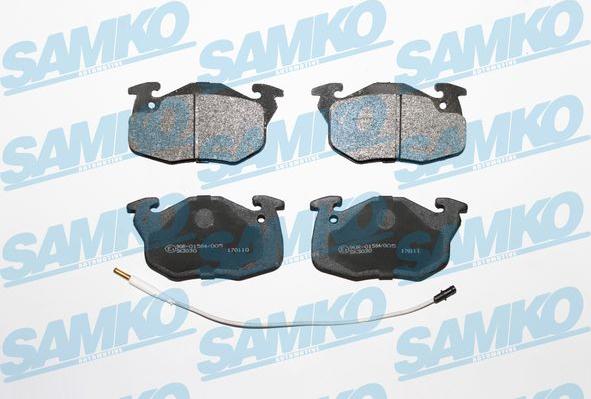 Samko 5SP1108 - Brake Pad Set, disc brake autospares.lv